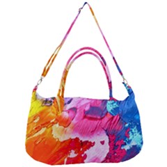 Colorful Painting Removal Strap Handbag by artworkshop