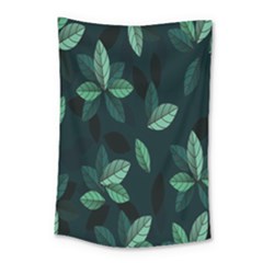 Plant Leaves Small Tapestry by artworkshop