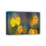 Raindrops Water Mini Canvas 6  x 4  (Stretched)