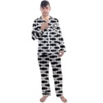 Hackers Town Void Mantis Hexagon Agender Rumpus Parable Pride Flag Men s Long Sleeve Satin Pajamas Set
