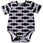 Hackers Town Void Mantis Hexagon Agender Rumpus Parable Pride Flag Baby Short Sleeve Onesie Bodysuit