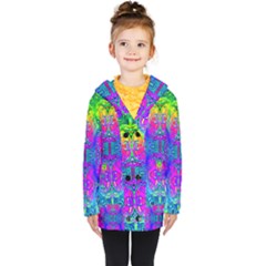 Liquid Rainbows Kids  Double Breasted Button Coat by Thespacecampers