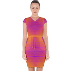 Sunrise Destiny Capsleeve Drawstring Dress  by Thespacecampers