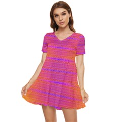 Sunrise Destiny Tiered Short Sleeve Babydoll Dress by Thespacecampers