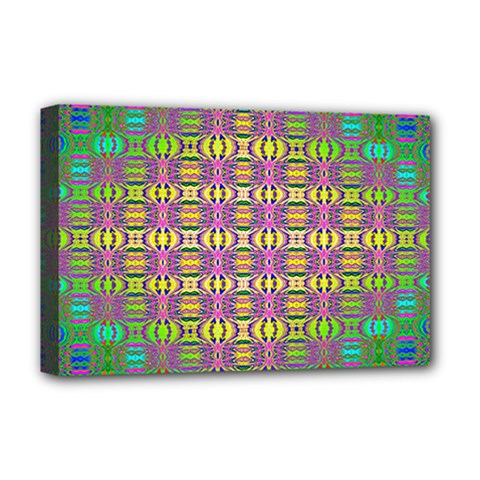 Unidentified  Flying Deluxe Canvas 18  X 12  (stretched)