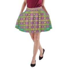 Unidentified  Flying A-line Pocket Skirt
