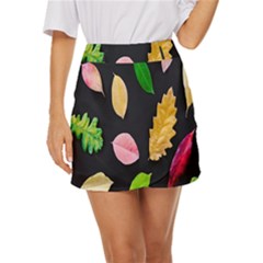 Autumn-b 002 Mini Front Wrap Skirt