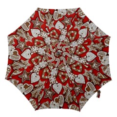 Christmas-b 001 Hook Handle Umbrellas (small) by nate14shop