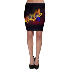 Logo-finance-economy-statistics Bodycon Skirt by Jancukart