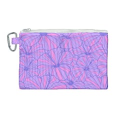 Flower-b 001 Canvas Cosmetic Bag (large) by nate14shop