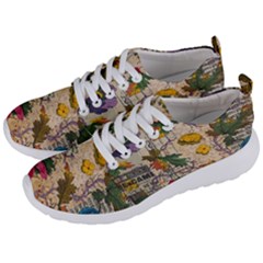 Flowers-b 003 Men s Lightweight Sports Shoes by nate14shop