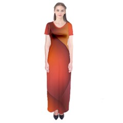 Hd-wallpaper-b 008 Short Sleeve Maxi Dress by nate14shop
