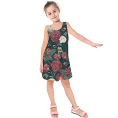 Magic Of Roses Kids  Sleeveless Dress by HWDesign