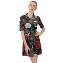 Magic Of Roses Belted Shirt Dress View1