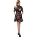 Magic Of Roses Belted Shirt Dress View2