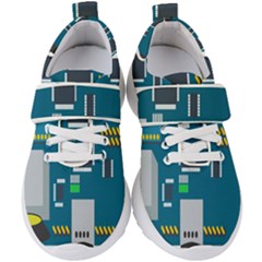Amphisbaena Two Platform Dtn Node Vector File Kids  Velcro Strap Shoes