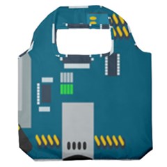 Amphisbaena Two Platform Dtn Node Vector File Premium Foldable Grocery Recycle Bag