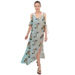 My Tomahawks Cbdoilprincess Maxi Chiffon Cover Up Dress