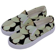 Heart-003 Kids  Canvas Slip Ons by nate14shop