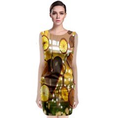Lemon-slices Classic Sleeveless Midi Dress by nate14shop