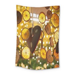Lemon-slices Small Tapestry by nate14shop
