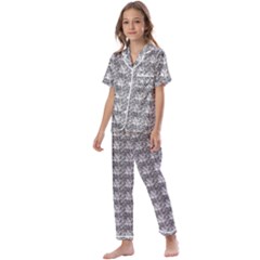 Digitalart Kids  Satin Short Sleeve Pajamas Set by Sparkle