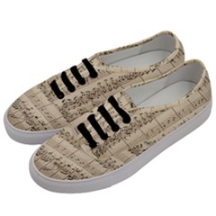 Print-musical Men s Classic Low Top Sneakers by nate14shop
