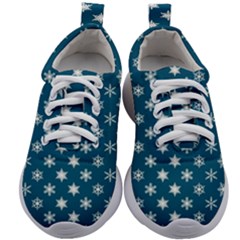 Snowflakes 001 Kids Athletic Shoes by nate14shop
