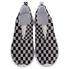 Large Black And White Watercolored Checkerboard Chess No Lace Lightweight Shoes by PodArtist