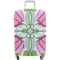 Figure Roses Flowers-ornament Luggage Cover (large) by Jancukart
