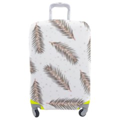 Christmas-seamless-pattern-with-gold-fir-branches Luggage Cover (medium) by nate14shop