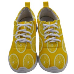Lemon-fruits-slice-seamless-pattern Mens Athletic Shoes by nate14shop