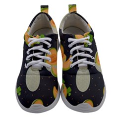 Melon-whole-slice-seamless-pattern Athletic Shoes by nate14shop