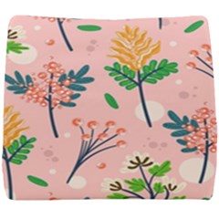 Seamless-floral-pattern 001 Seat Cushion by nate14shop