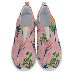 Seamless-floral-pattern 001 No Lace Lightweight Shoes by nate14shop