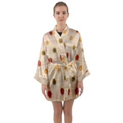 Tissue Long Sleeve Satin Kimono by nate14shop