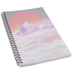 Mountain Sunset Above Clouds 5 5  X 8 5  Notebook