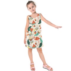 Fruity Summer Kids  Sleeveless Dress by HWDesign