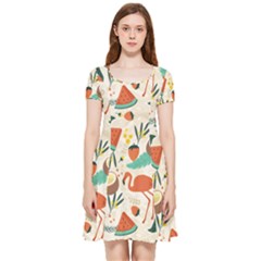 Fruity Summer Inside Out Cap Sleeve Dress by HWDesign