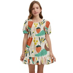 Fruity Summer Kids  Short Sleeve Dolly Dress by HWDesign