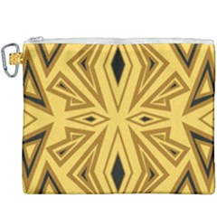 Abstract Pattern Geometric Backgrounds Canvas Cosmetic Bag (xxxl) by Eskimos