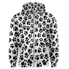 Abstract-black-white Men s Zipper Hoodie by nate14shop