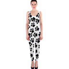 Abstract-black-white One Piece Catsuit by nate14shop