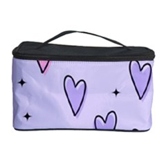 Heart-purple-pink-love Cosmetic Storage by nate14shop