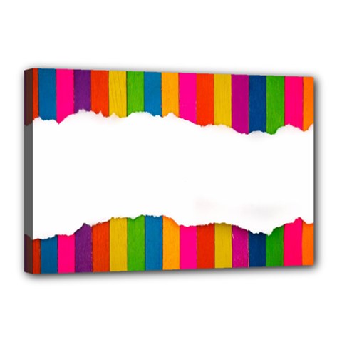 Art-and-craft Canvas 18  X 12  (stretched) by nate14shop