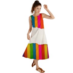 Art-and-craft Summer Maxi Dress by nate14shop