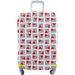 Spanish Love Phrase Motif Pattern Luggage Cover (large) by dflcprintsclothing