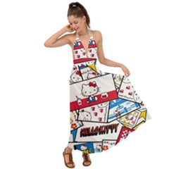 Hello-kitty-002 Backless Maxi Beach Dress by nate14shop