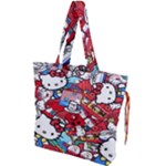 Hello-kitty-003 Drawstring Tote Bag