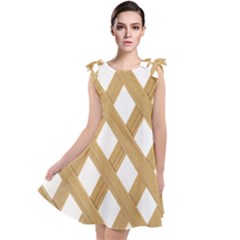Wooden Tie Up Tunic Dress by nate14shop